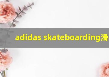 adidas skateboarding滑板鞋